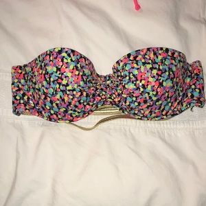Strapless Victoria’s Secret swimsuit top